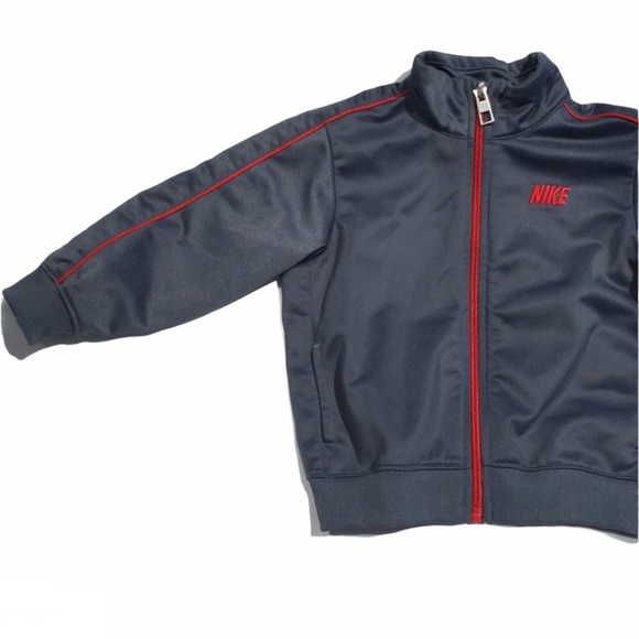 Nike jacket Boy's Zip Up Grey Jacket Size 18M baby jacket - Picture 6 of 7